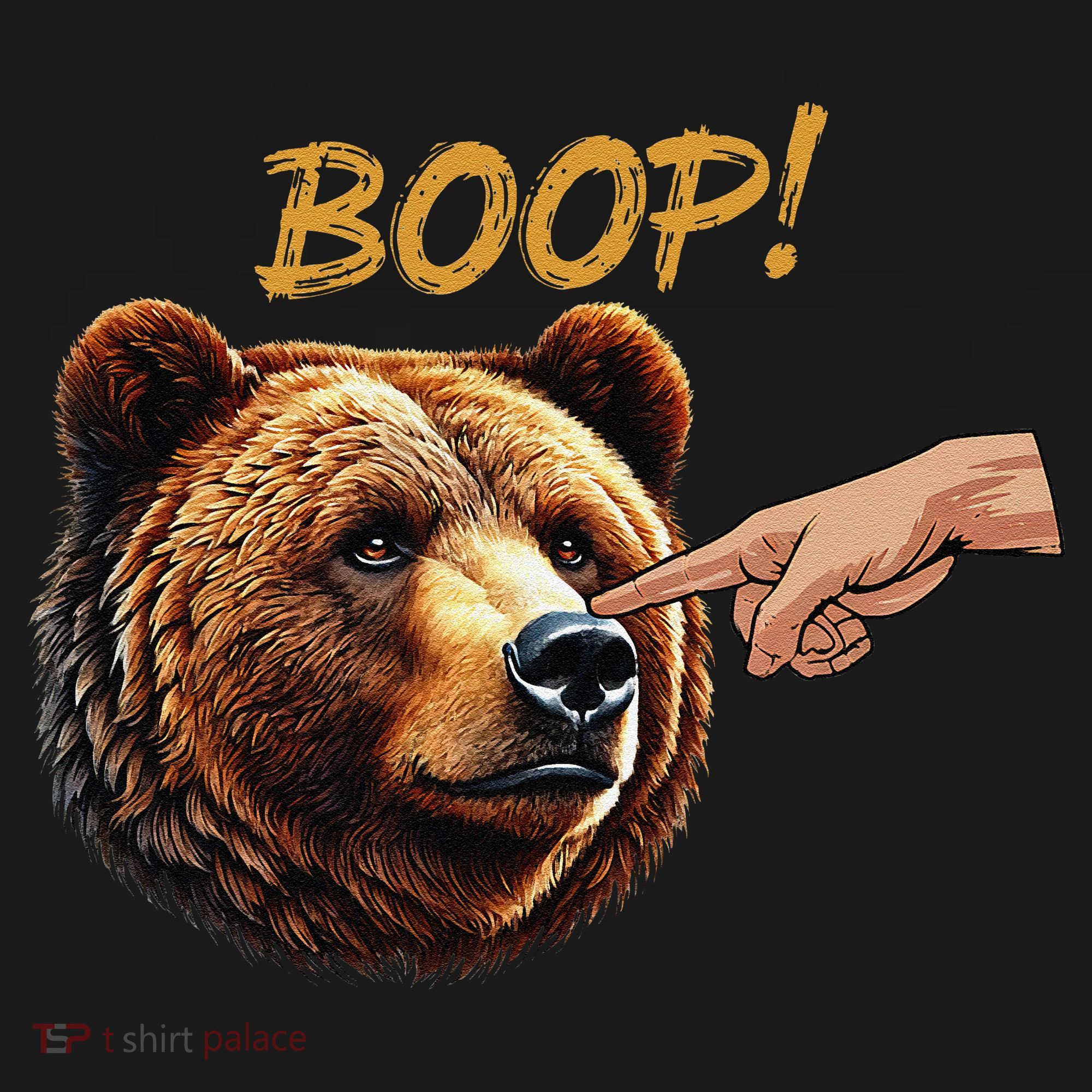 Retro Boop Bear Nose Boop Funny Baby Bodysuit