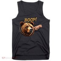 Retro Boop Bear Nose Boop Funny Tank Top thumb 0