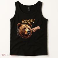 Retro Boop Bear Nose Boop Funny Tank Top thumb 2