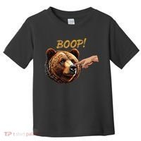 Retro Boop Bear Nose Boop Funny Toddler T-Shirt thumb 0