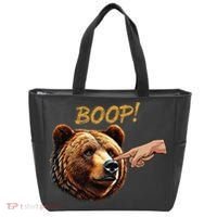 Retro Boop Bear Nose Boop Funny Tote Bag thumb 0