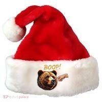 Retro Boop Bear Nose Boop Funny Santa Hat thumb 0