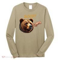 Retro Boop Bear Nose Boop Funny Long Sleeve Shirt thumb 0