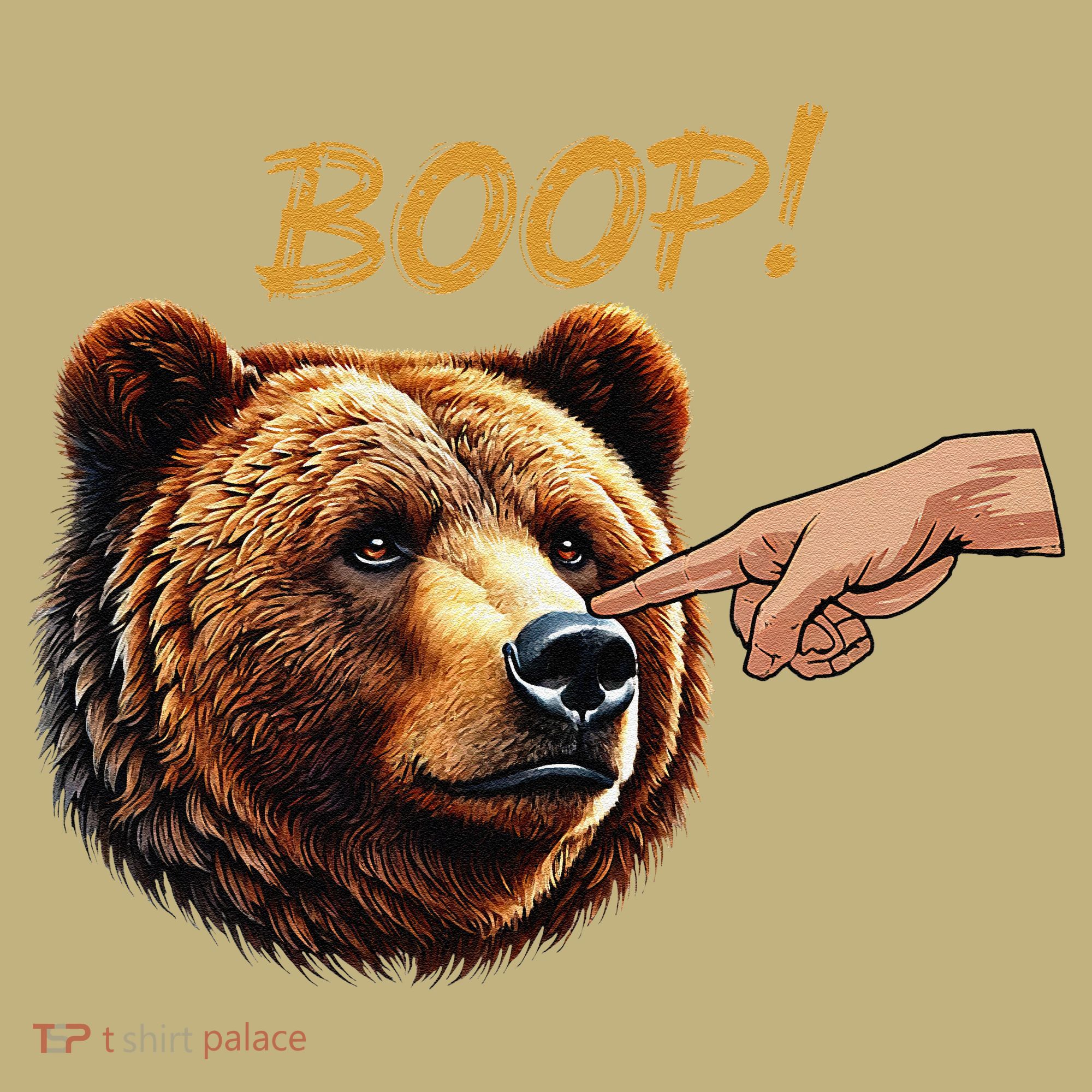 Retro Boop Bear Nose Boop Funny Mousepad