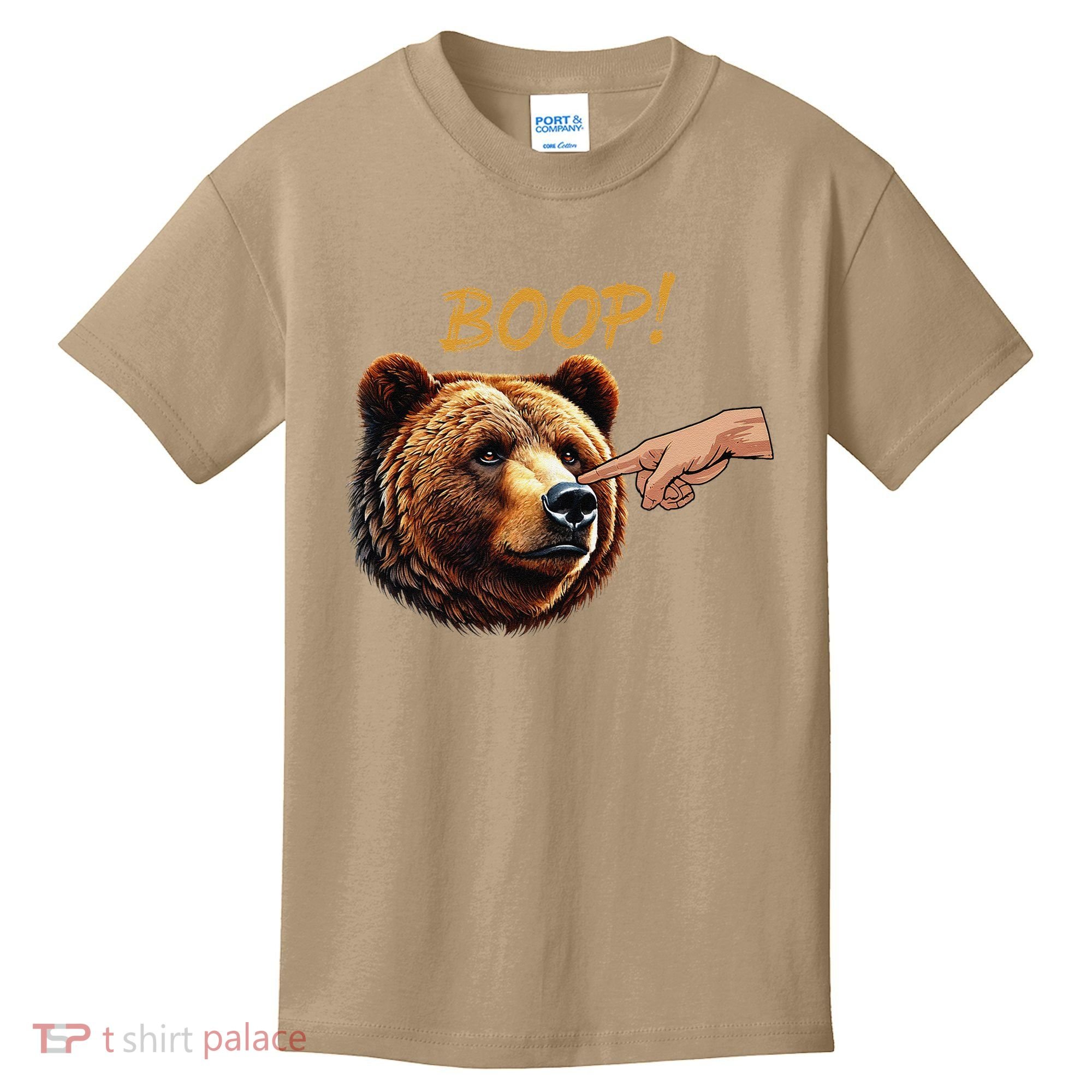 Retro Boop Bear Nose Boop Funny Kids T-Shirt
