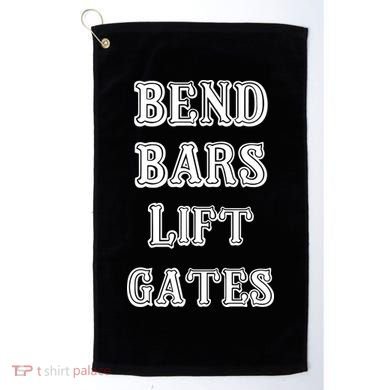 Roguecaliber Bend Bars Lift Gates Golf Towel
