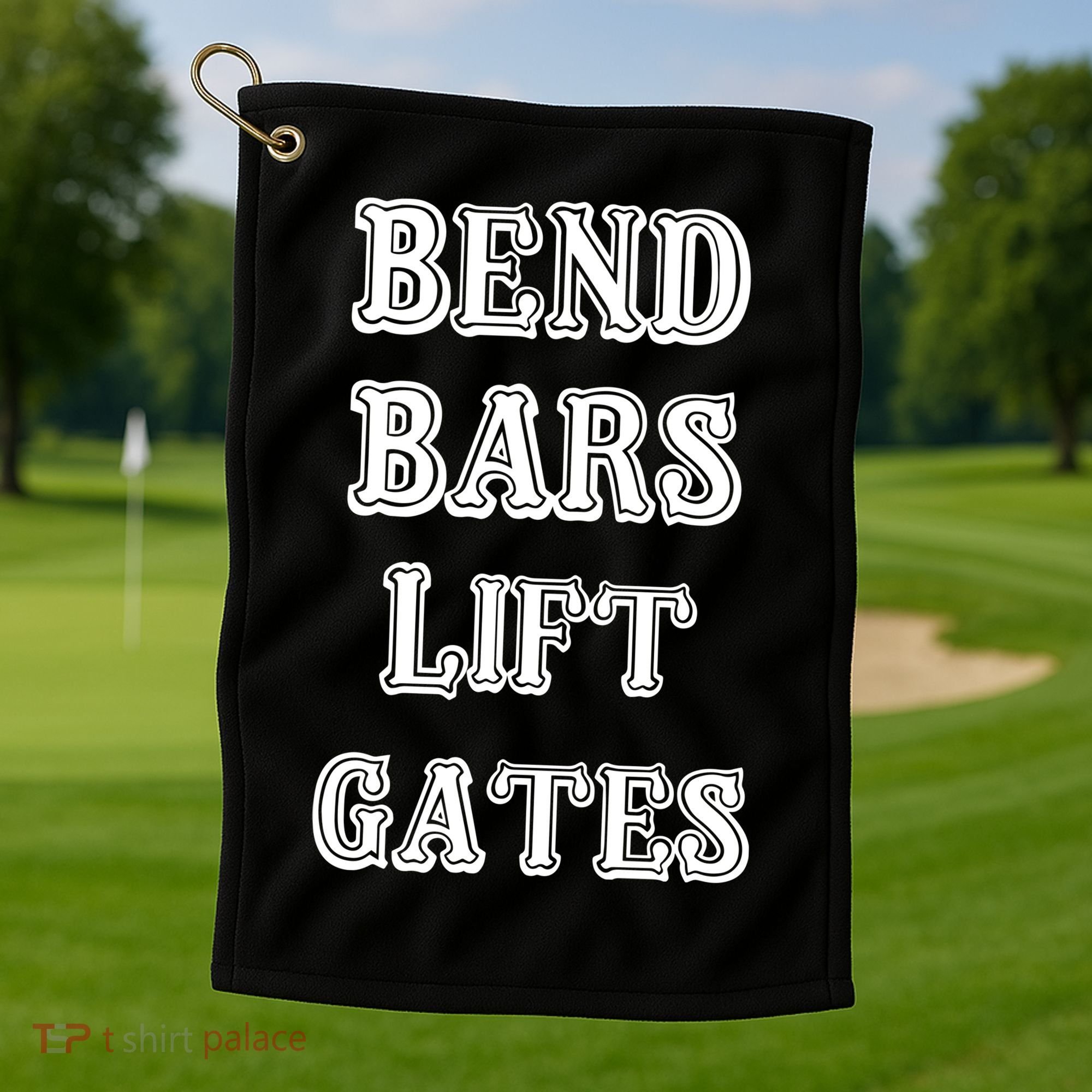 Roguecaliber Bend Bars Lift Gates Golf Towel
