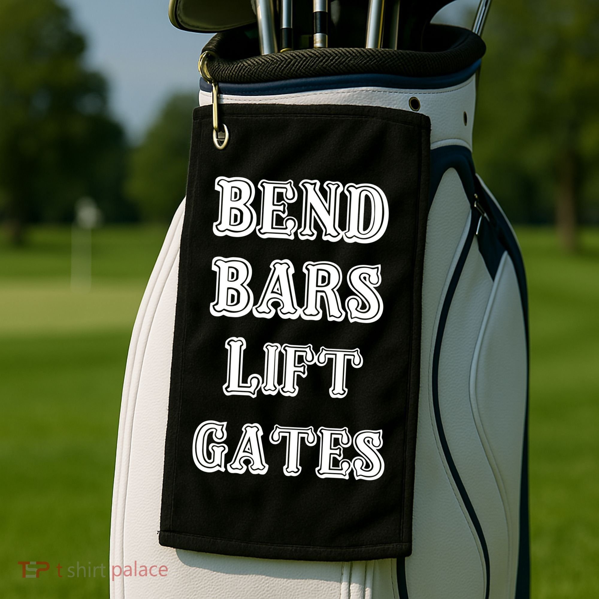 Roguecaliber Bend Bars Lift Gates Golf Towel