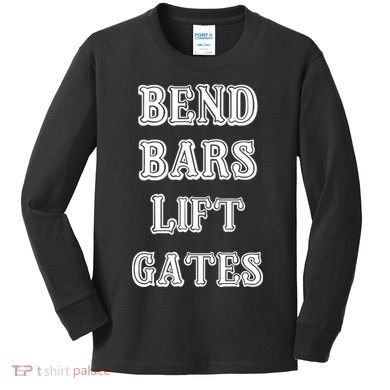 Roguecaliber Bend Bars Lift Gates Kids Long Sleeve Shirt