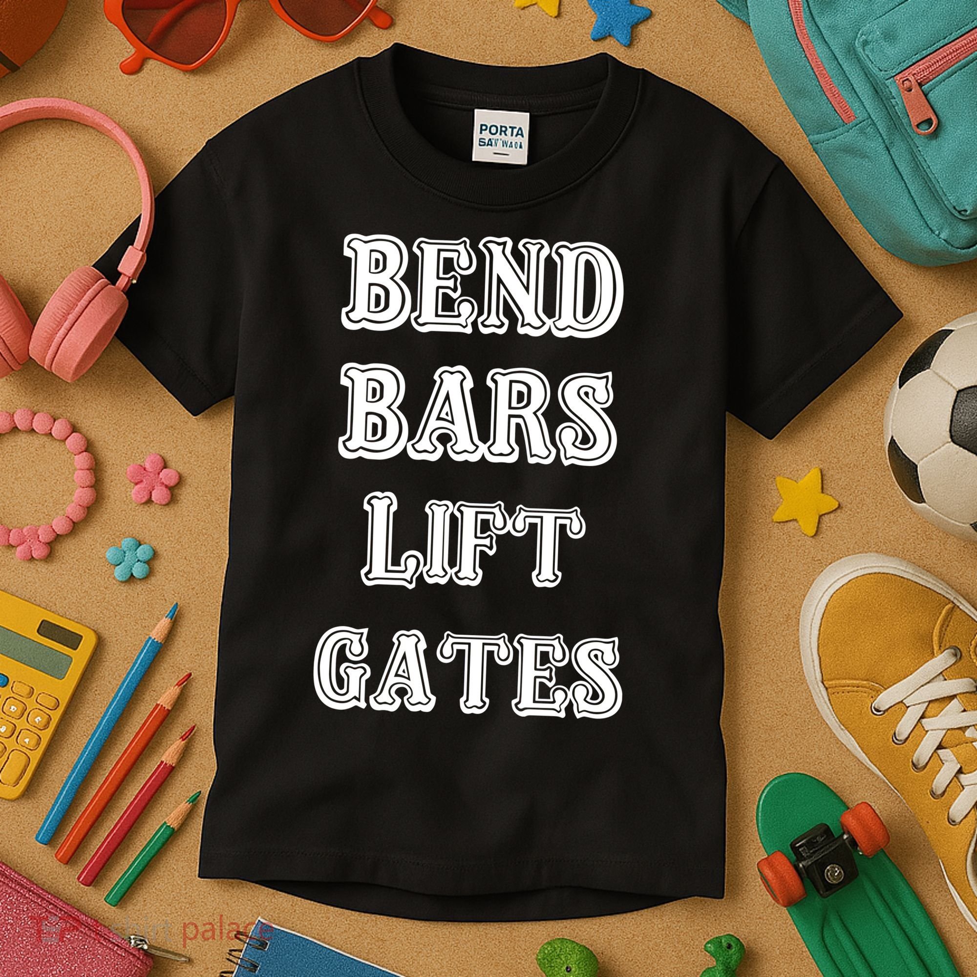 Roguecaliber Bend Bars Lift Gates Kids T-Shirt