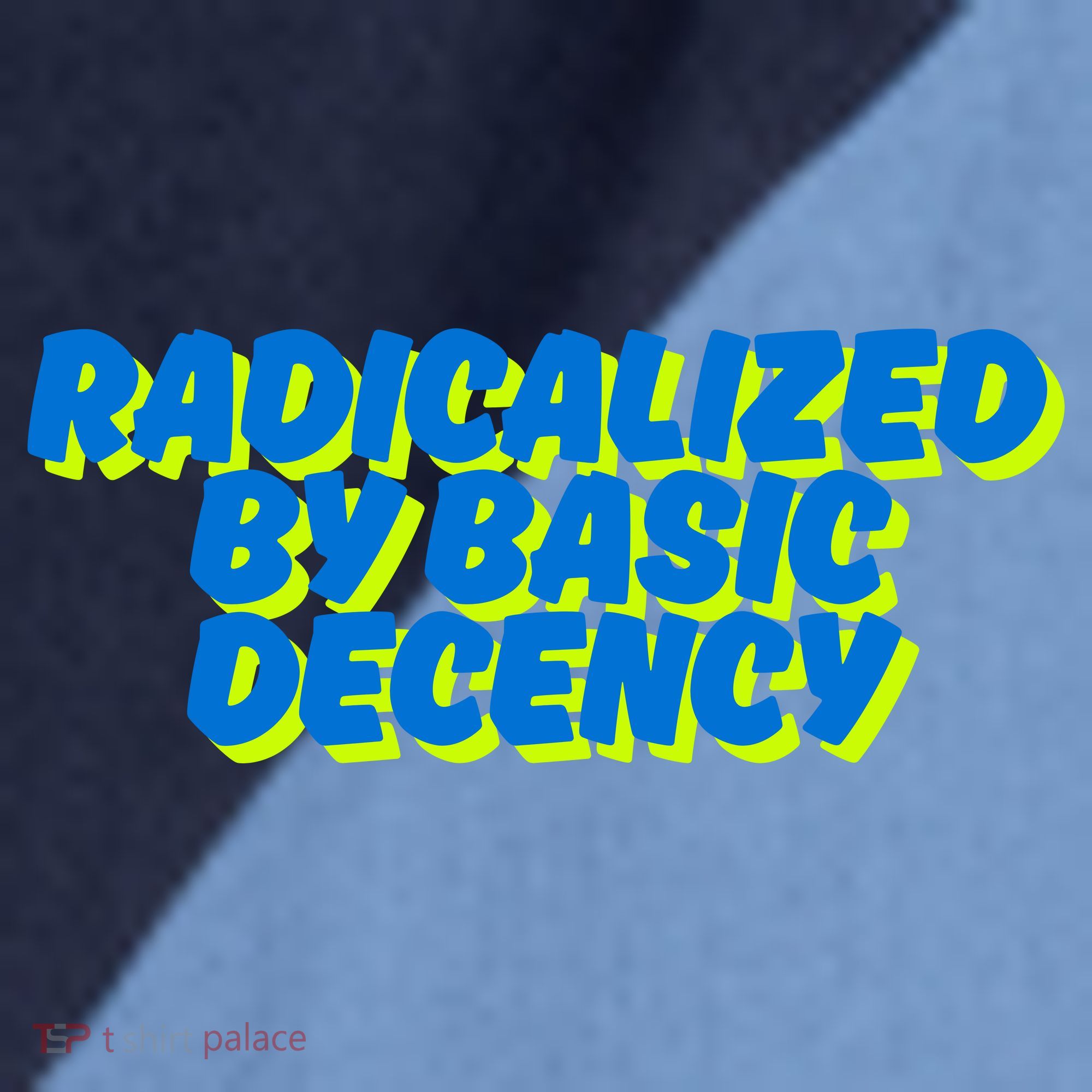 Radicalized By Basic Decency Raglan Baseball Sleeve Shirt