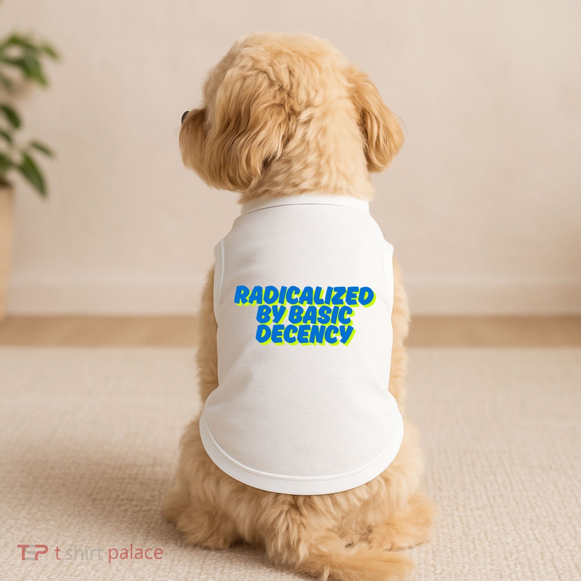 Radicalized By Basic Decency Doggie Tank