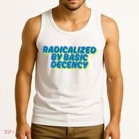 Radicalized By Basic Decency Tank Top thumb 3