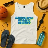 Radicalized By Basic Decency Tank Top thumb 4