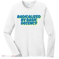 Radicalized By Basic Decency Women's Long Sleeve Shirt thumb 0