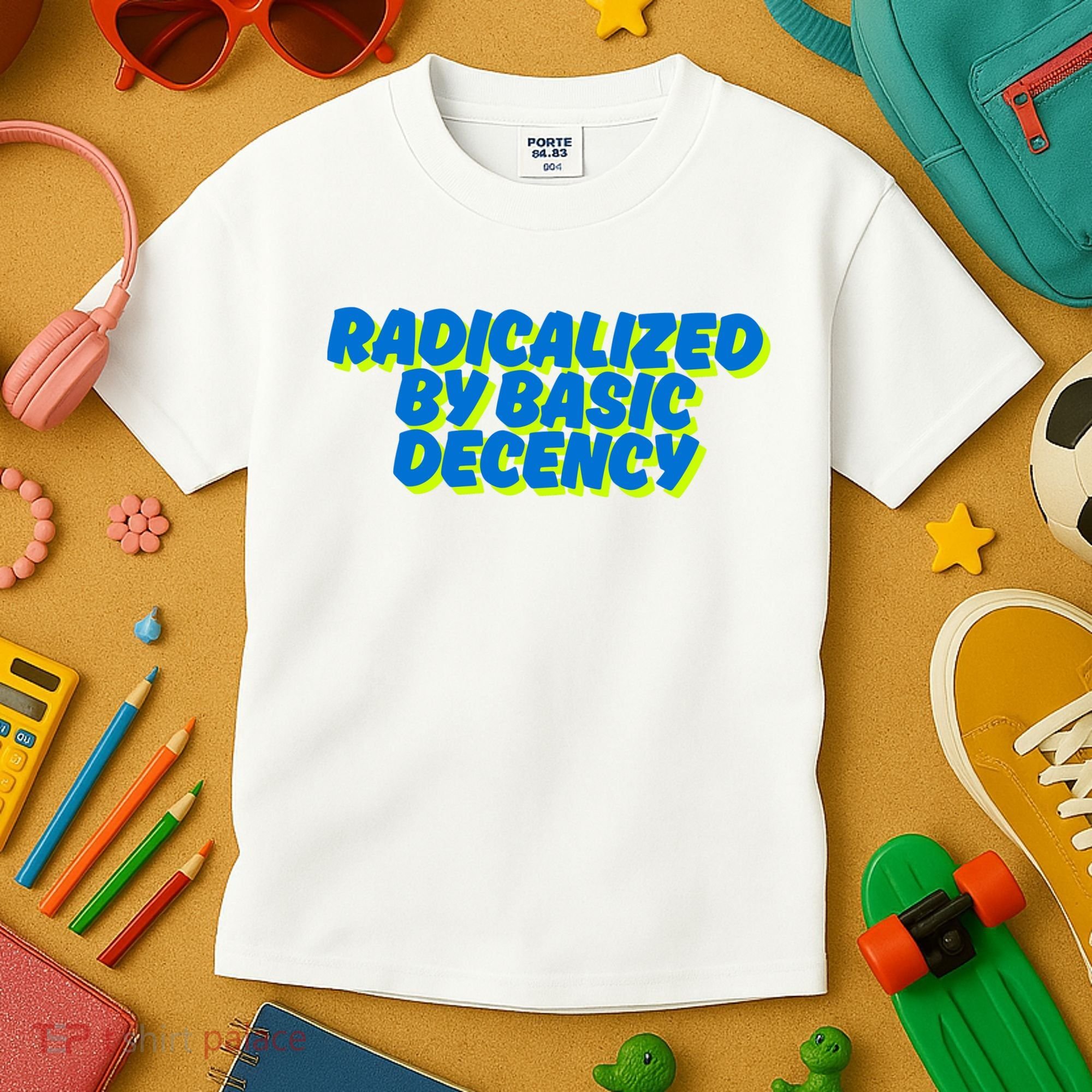 Radicalized By Basic Decency Kids T-Shirt