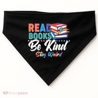 Read Books Be Kind Stay Weird USA-Made Doggie Bandana thumb 0
