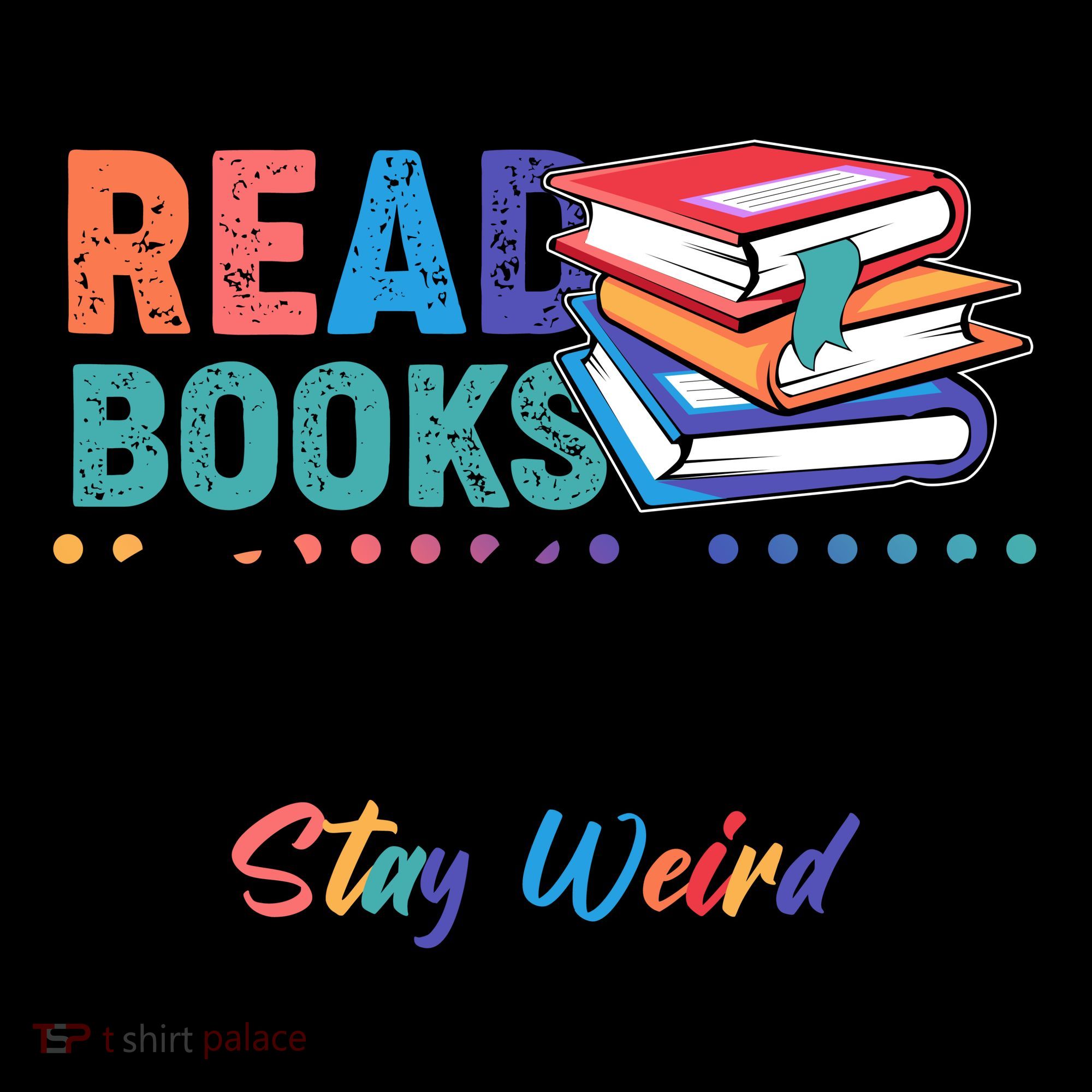 Read Books Be Kind Stay Weird Coffee Mug