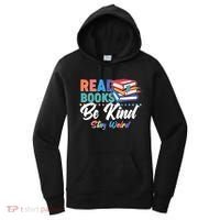 Read Books Be Kind Stay Weird Women's Hoodie thumb 0
