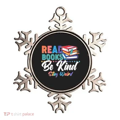 Read Books Be Kind Stay Weird Ornament