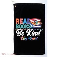 Read Books Be Kind Stay Weird Golf Towel thumb 0