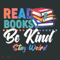 Read Books Be Kind Stay Weird Hoodie thumb 7