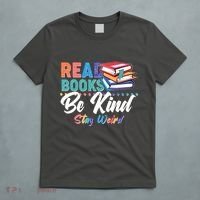 Read Books Be Kind Stay Weird T-Shirt thumb 5