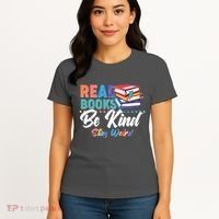 Read Books Be Kind Stay Weird Women's T-Shirt thumb 4