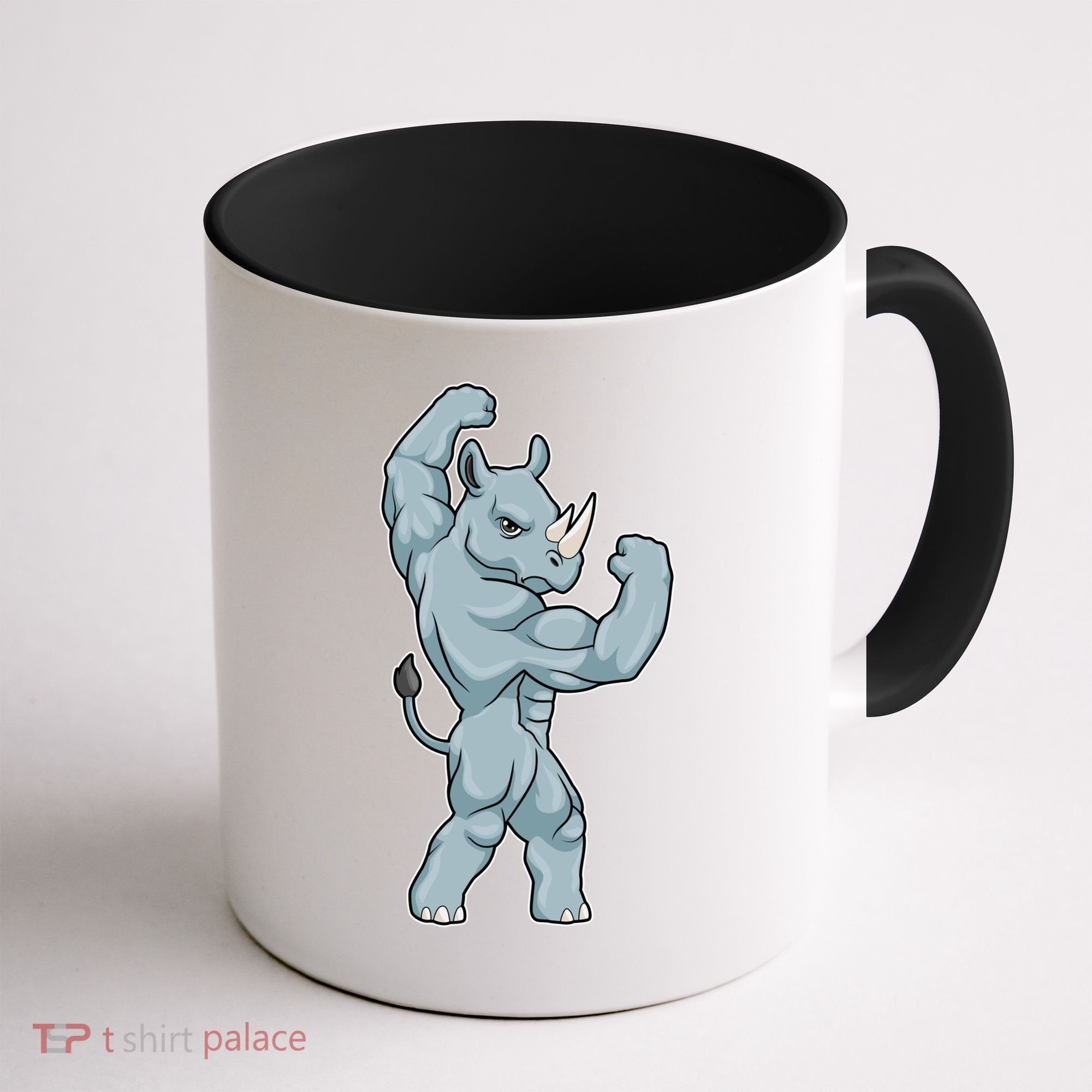 Rhino Bodybuilder Bodybuilding Sports Gift Coffee Mug
