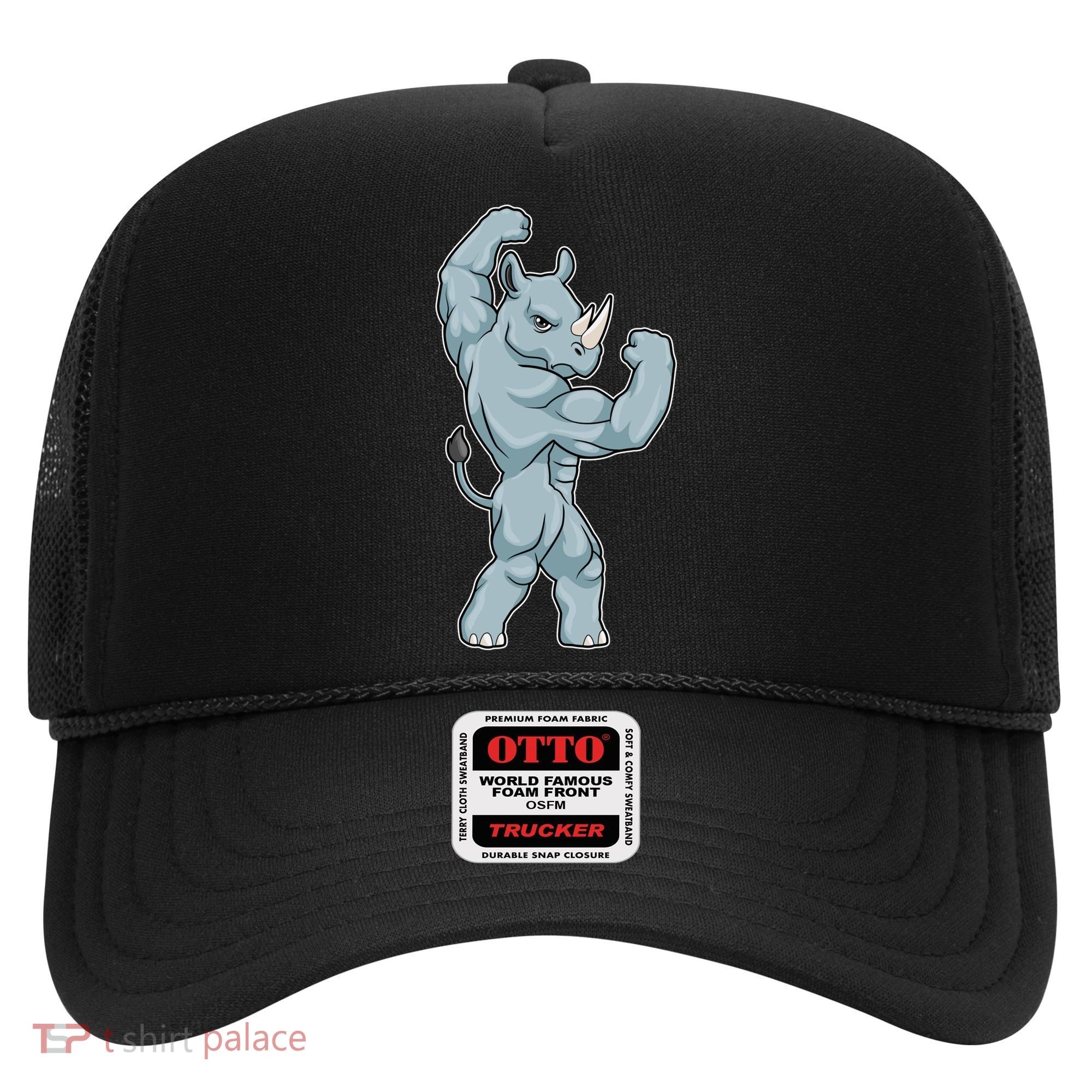 Rhino Bodybuilder Bodybuilding Sports Gift Hat