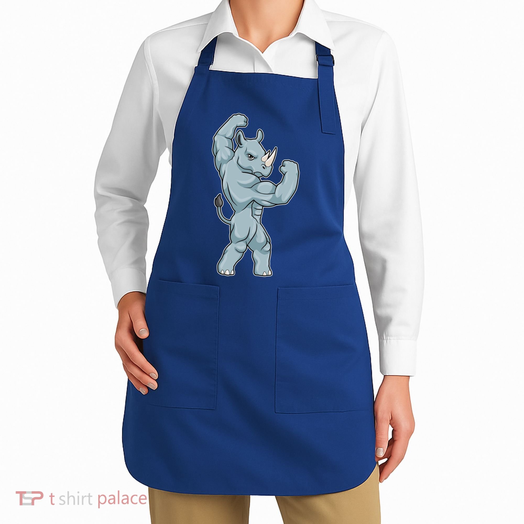 Rhino Bodybuilder Bodybuilding Sports Gift Apron