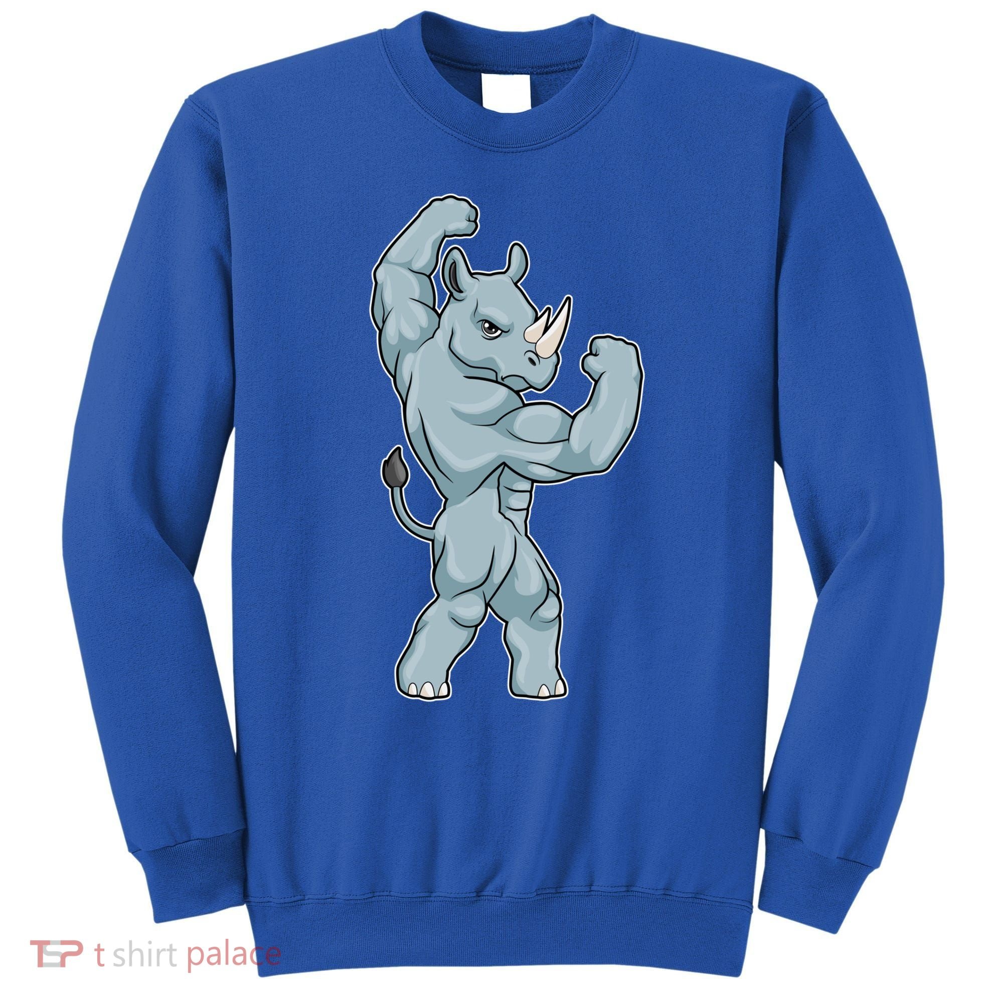 Rhino Bodybuilder Bodybuilding Sports Gift Sweatshirt