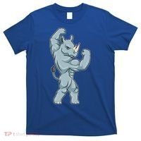 Rhino Bodybuilder Bodybuilding Sports Gift T-Shirt thumb 0