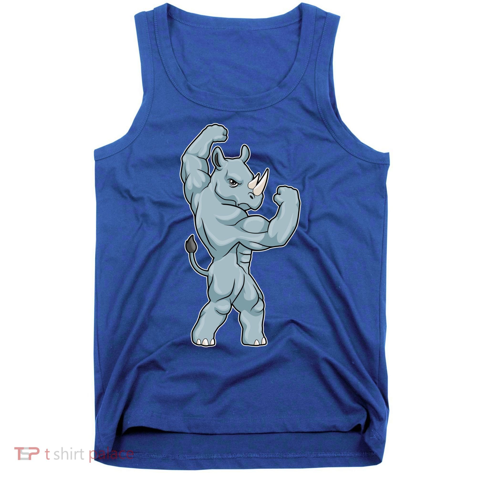 Rhino Bodybuilder Bodybuilding Sports Gift Tank Top