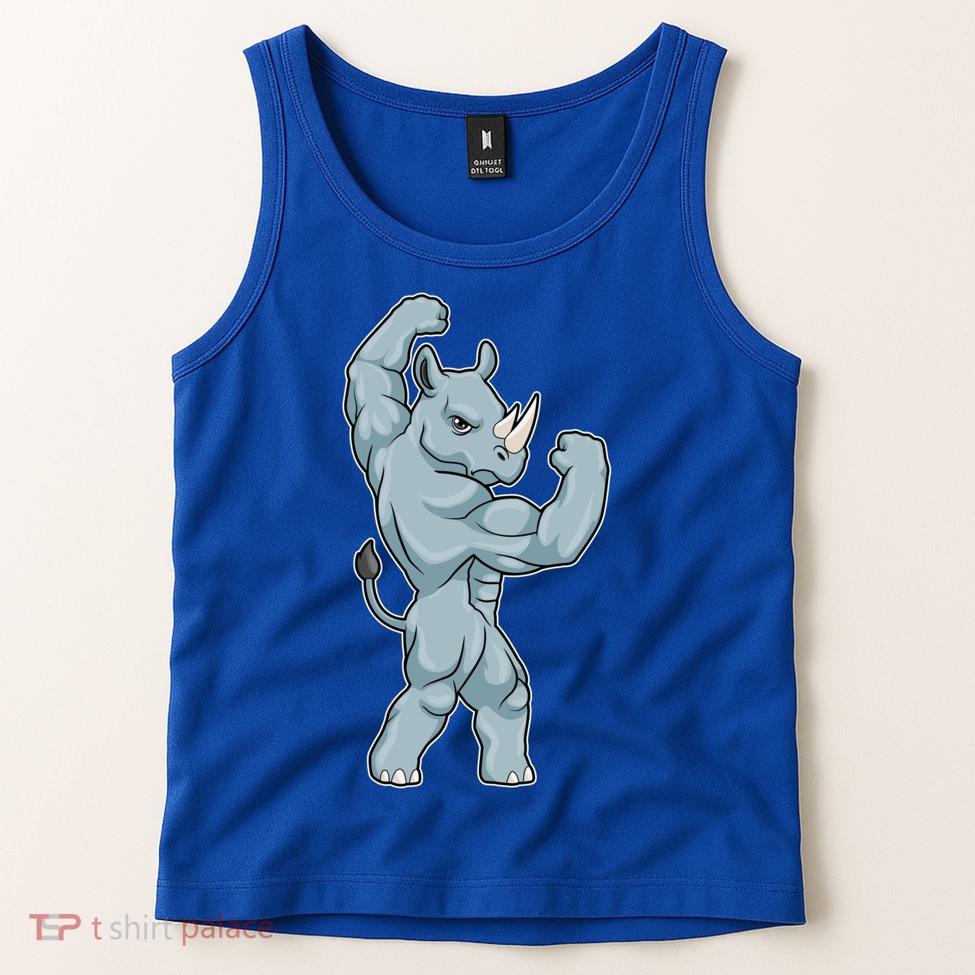 Rhino Bodybuilder Bodybuilding Sports Gift Tank Top