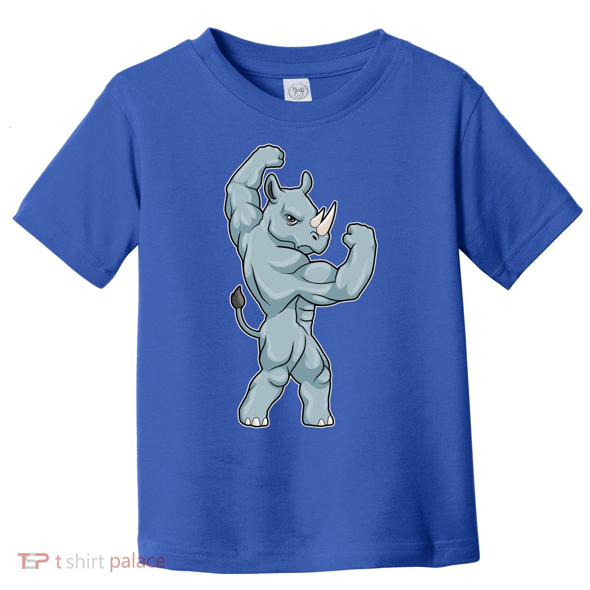 Rhino Bodybuilder Bodybuilding Sports Gift Toddler T-Shirt