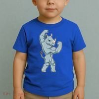 Rhino Bodybuilder Bodybuilding Sports Gift Toddler T-Shirt thumb 2