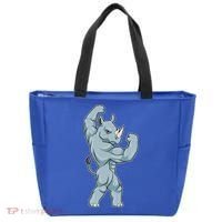 Rhino Bodybuilder Bodybuilding Sports Gift Tote Bag thumb 0