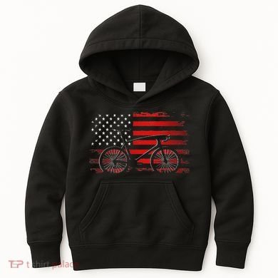 Road Biking Bicycle Cycling Kids Hoodie