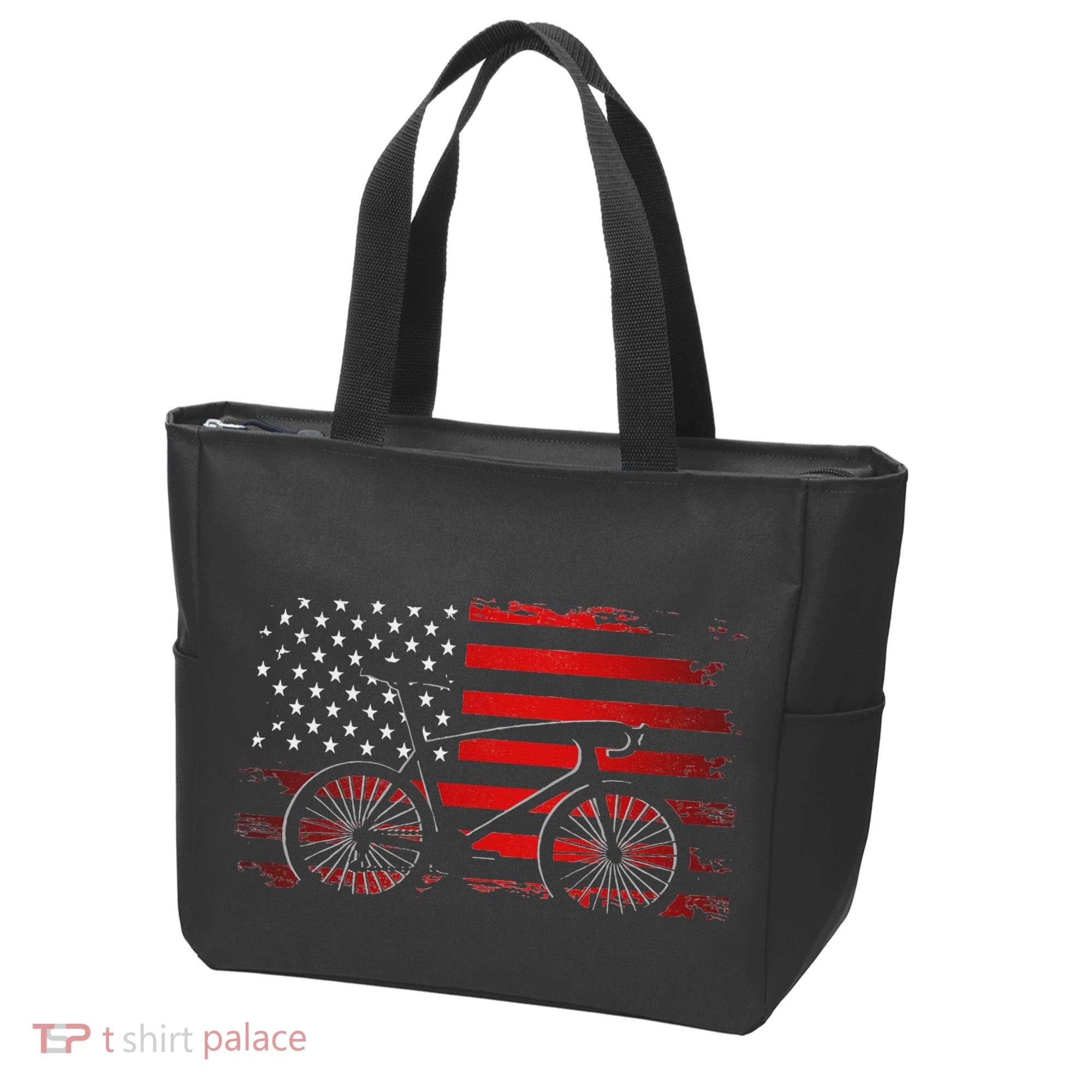 Road Biking Bicycle Cycling Tote Bag