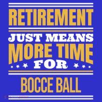 Retired Bocce Ball Lover Funny Saying Retiret Cute Gift Apron thumb 3