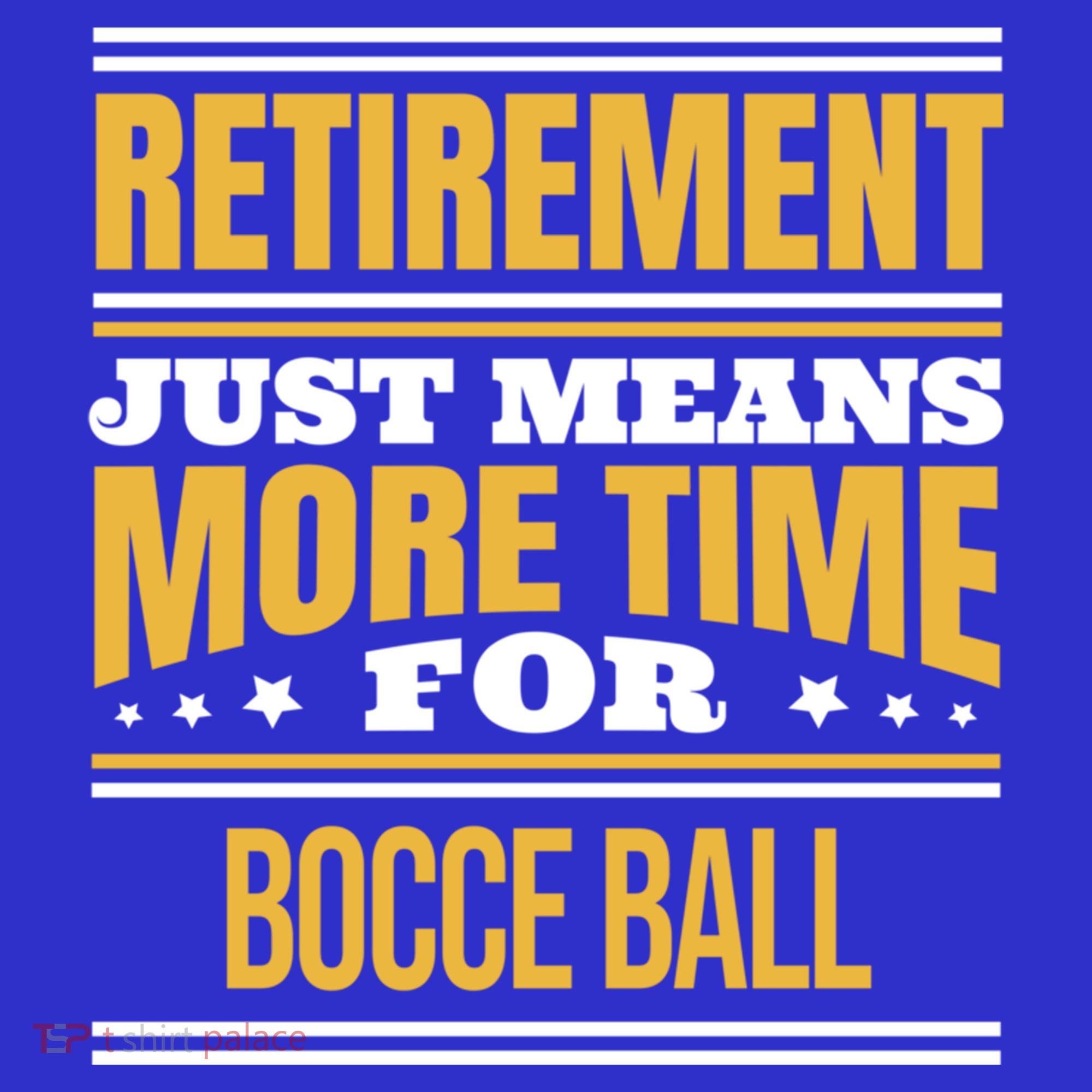 Retired Bocce Ball Lover Funny Saying Retiret Cute Gift Apron