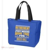 Retired Bocce Ball Lover Funny Saying Retiret Cute Gift Tote Bag thumb 3