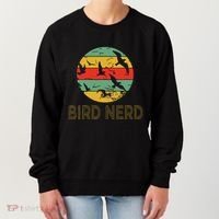 Retro Birding Bird Watching Nerd Funny Bird Watcher Women's Sweatshirt thumb 0