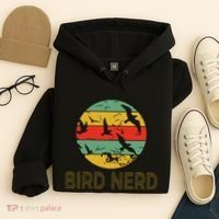 Retro Birding Bird Watching Nerd Funny Bird Watcher Hoodie thumb 4