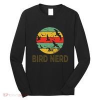 Retro Birding Bird Watching Nerd Funny Bird Watcher Long Sleeve Shirt thumb 0