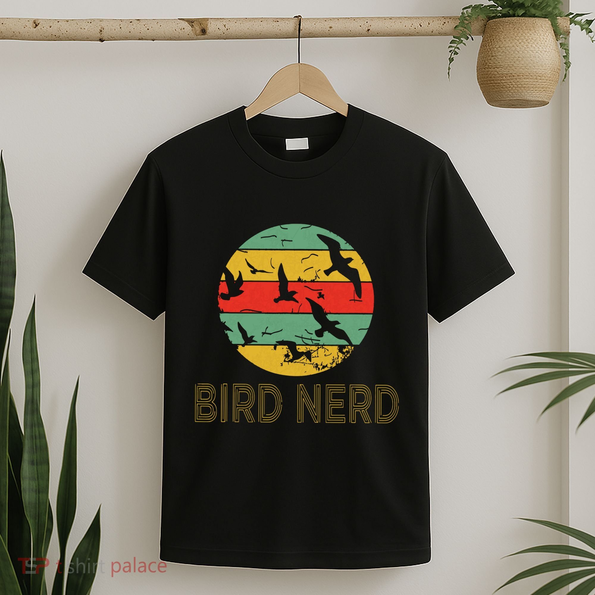 Retro Birding Bird Watching Nerd Funny Bird Watcher T-Shirt