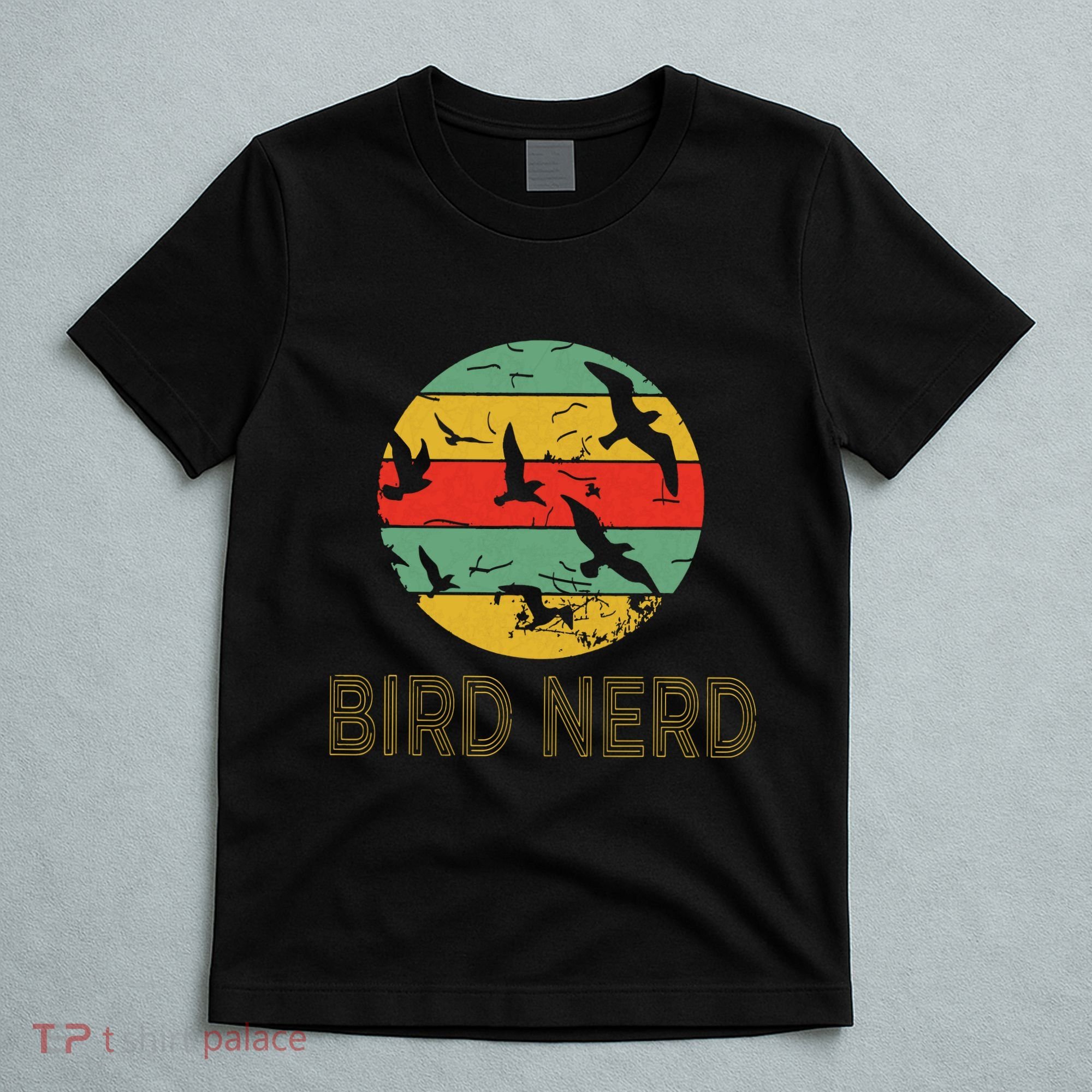 Retro Birding Bird Watching Nerd Funny Bird Watcher T-Shirt