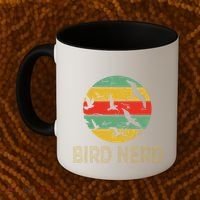 Retro Birding Bird Watching Nerd Funny Bird Watcher Coffee Mug thumb 2