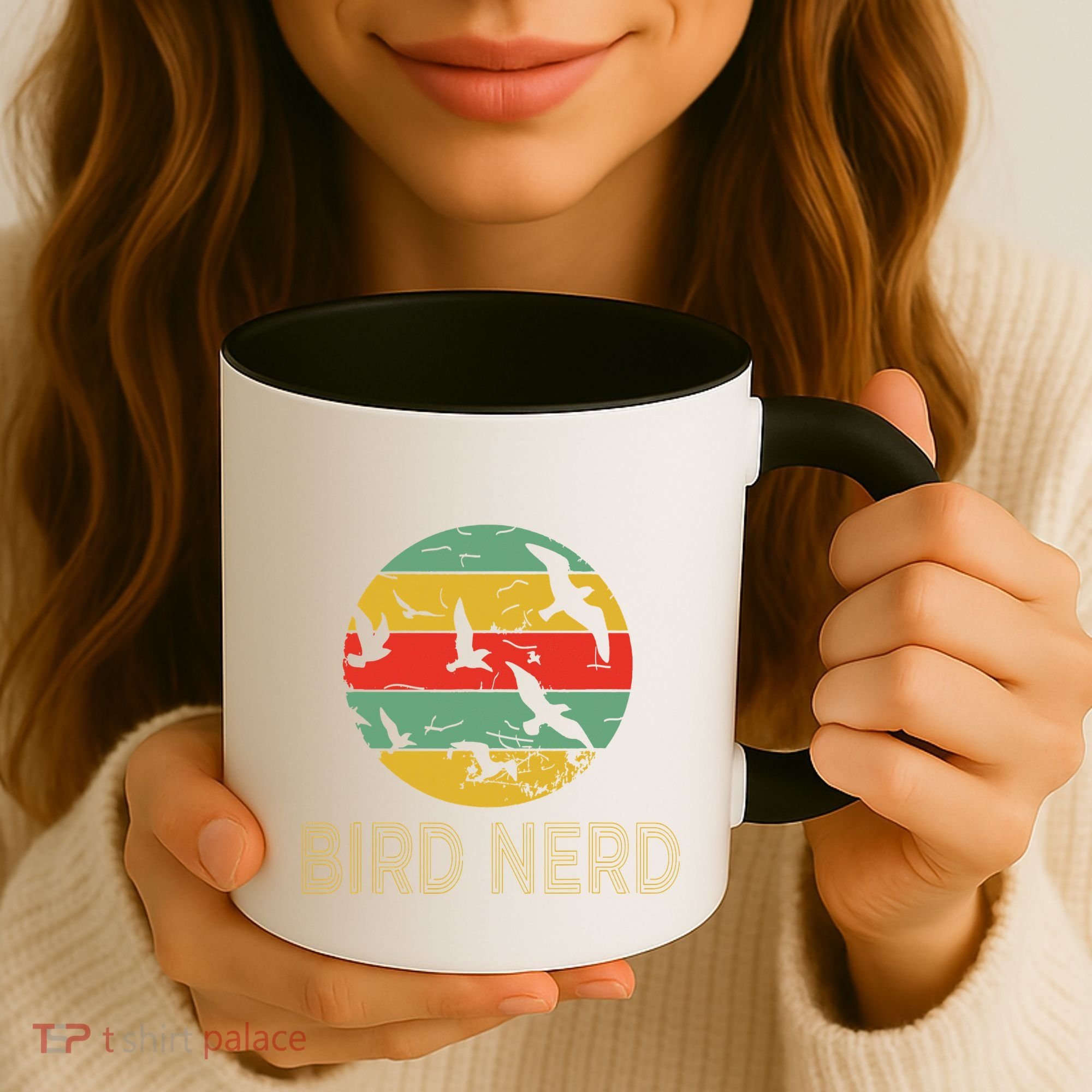 Retro Birding Bird Watching Nerd Funny Bird Watcher Coffee Mug